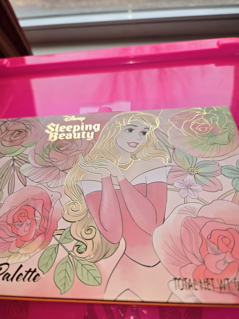 Disney Sleeping Beauty Eyeshadow Palette - Pink Floral Design